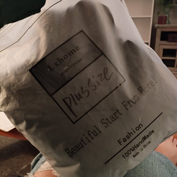 NIB Amazon Lxhome Multi-Way Plus Size Black Knee-Length Dress - Picture 2 of 4